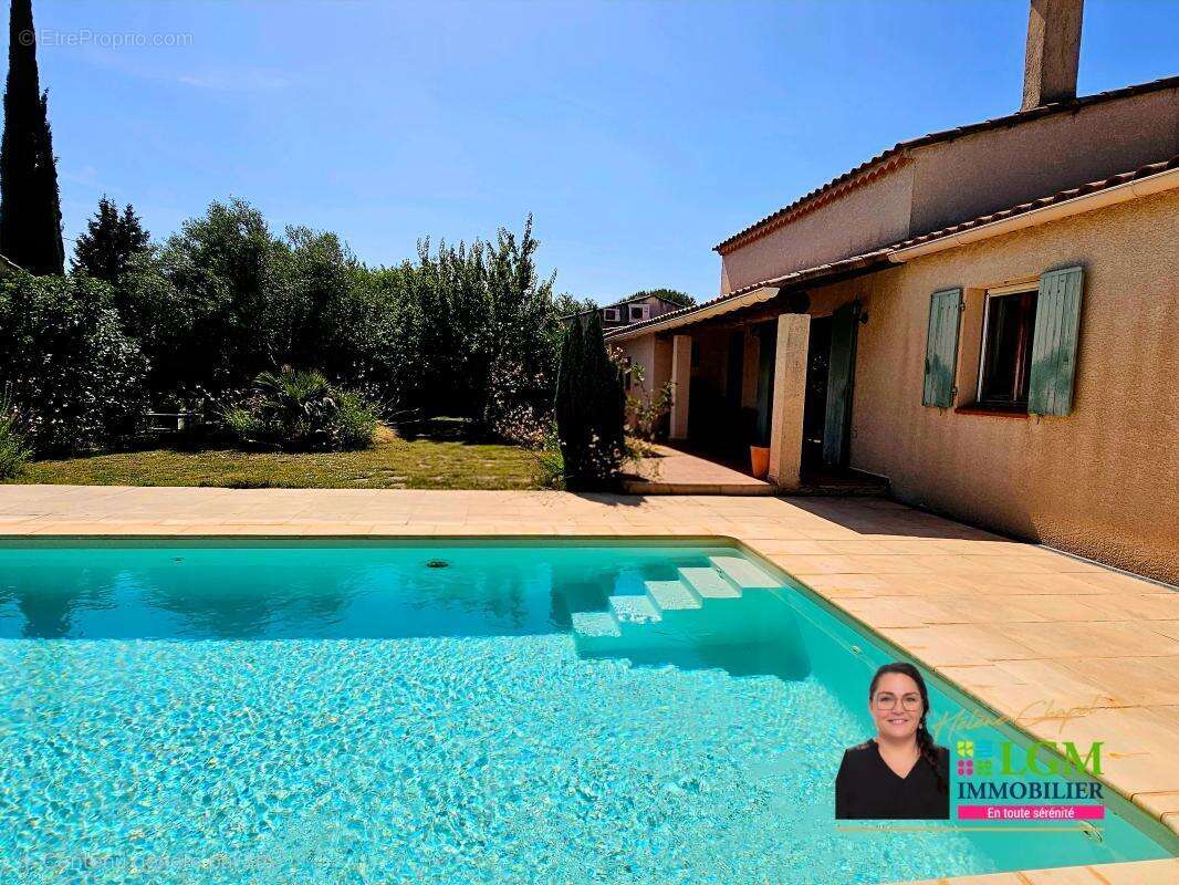 Maison avec piscine à Laudun - 4 chambres- 115 m² - Terrain clos et arboré 787m² - photo 2