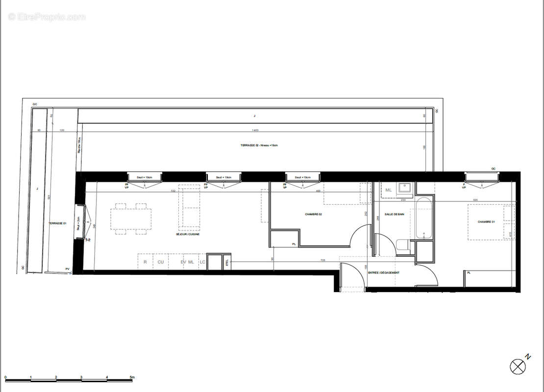 Appartement à TOULOUSE