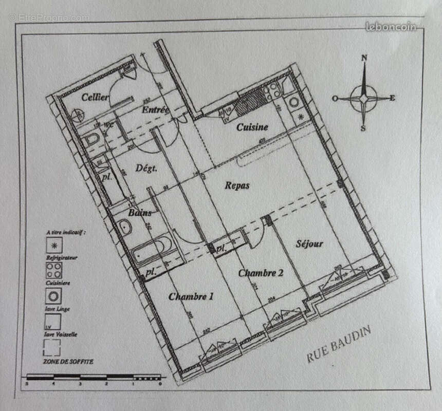 Appartement à LEVALLOIS-PERRET