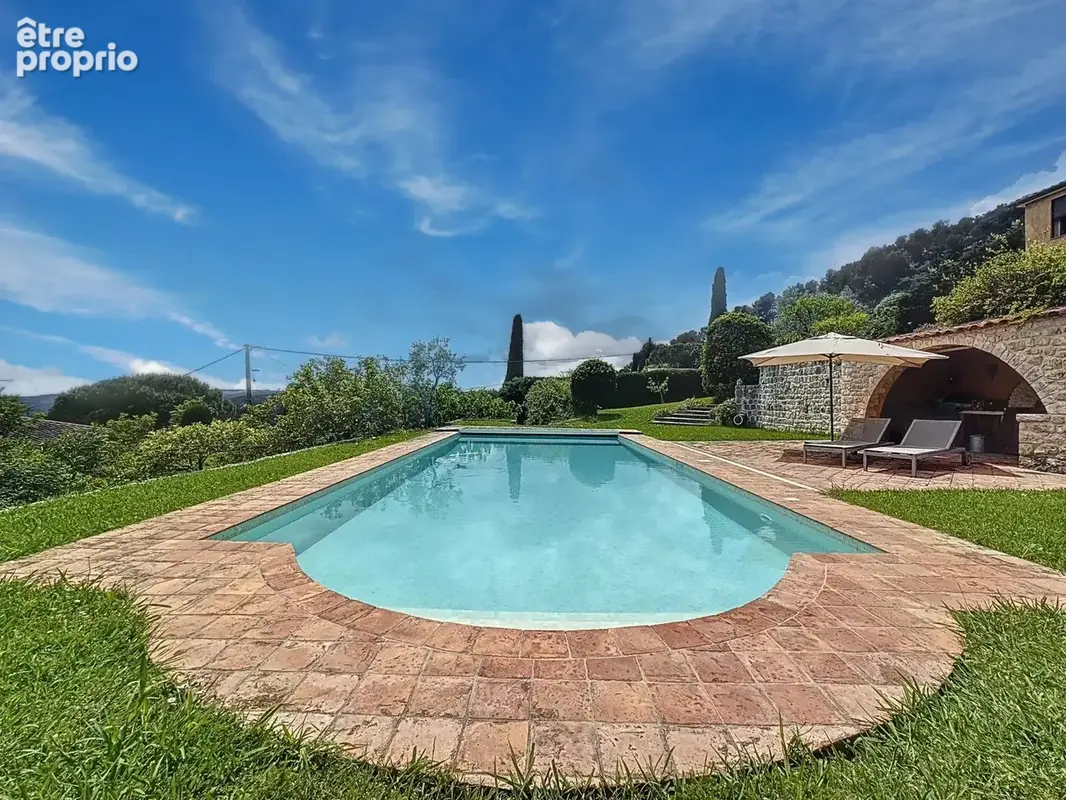 Villa vue mer, calme , piscine , a pied du village de la Colle sur loup et proche de Saint Paul de ven ce - photo 12