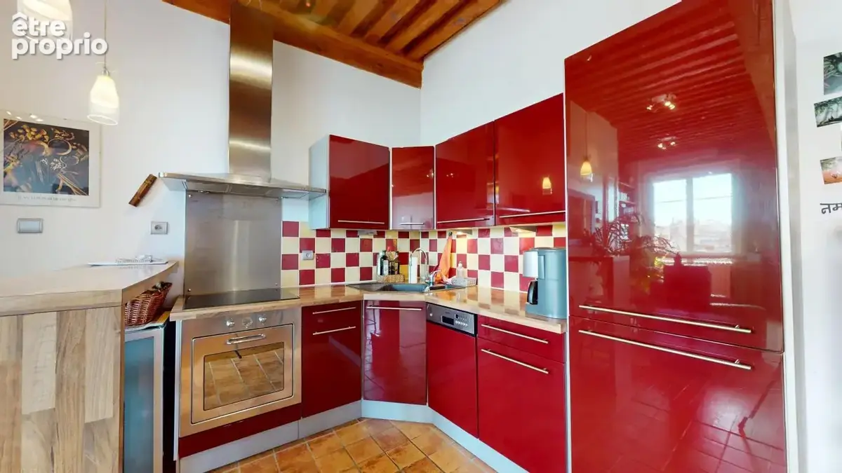 Cœur Croix-Rousse – Dernier étage – Appartement canut de charme - photo 7