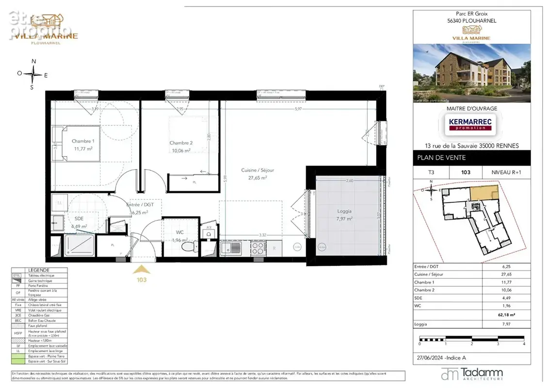 Appartement t3 - villa marine - photo 2