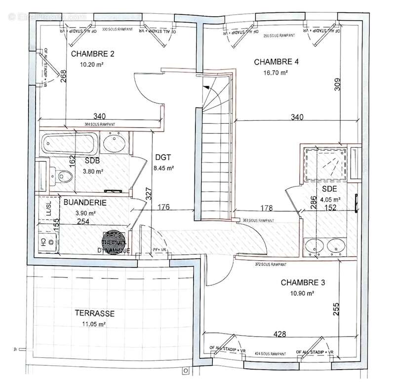 Duplex moderne en dernier étage avec terrasses et garage à Craponne - photo 13