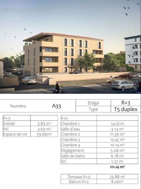 Appartement à L'ARBRESLE