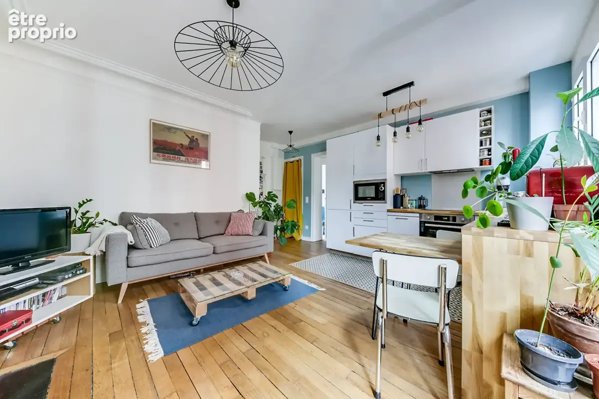 Appartement 3 pièces 51 m² · à Paris-20e · 51 m² · 490 000 €