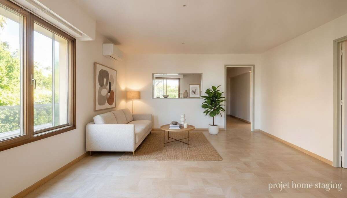  Cannes, plage du Midi — 3 pièces 80 m², aperçu mer, box fermé - photo 2