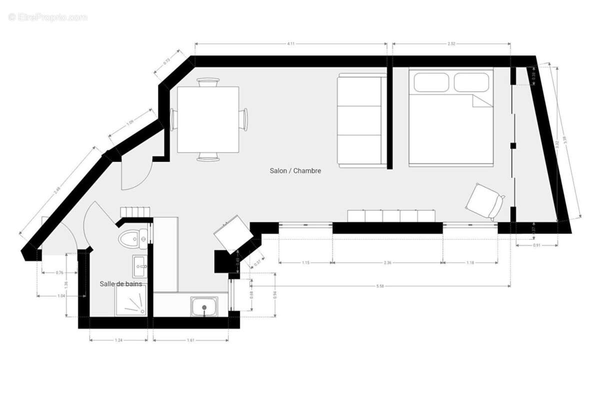 Appartement à PARIS-19E