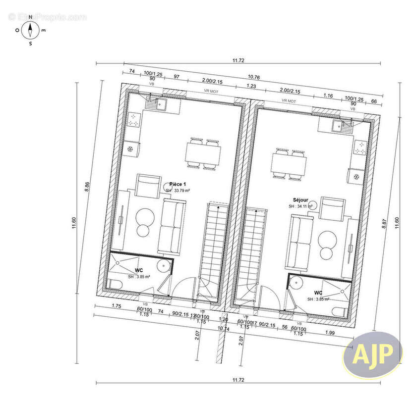 Terrain à CUBZAC-LES-PONTS