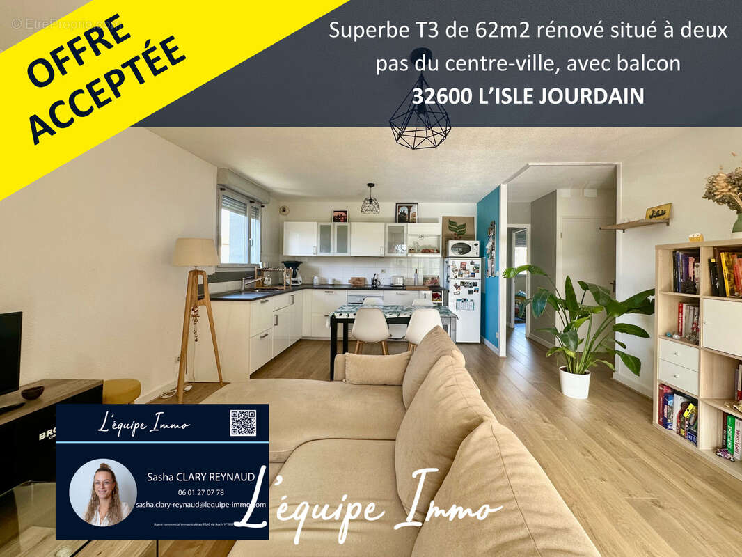 Appartement à L'ISLE-JOURDAIN