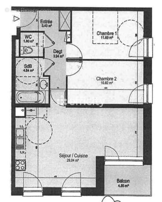 Appartement à WATTIGNIES