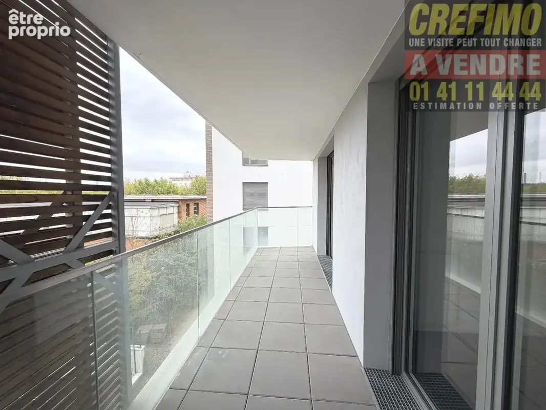 Asnières-sur-seine  appartement 2 pièces avec balcon et vue sur parc - photo 8