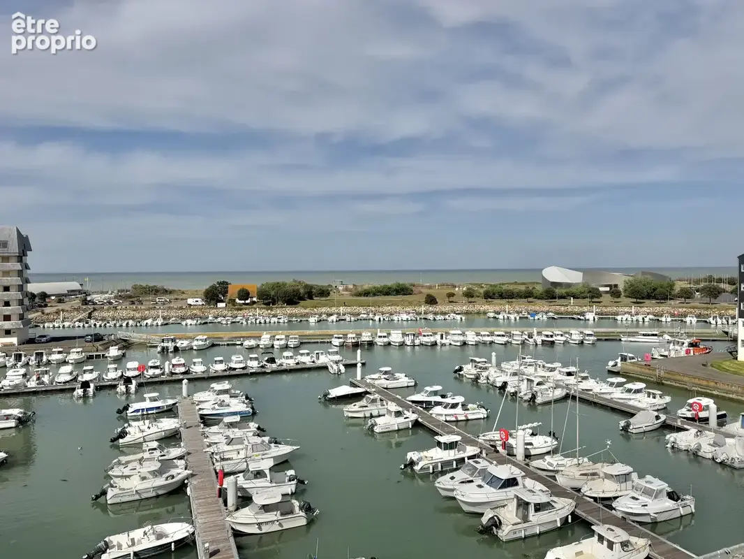 Vue mer et port de courseulles - photo 3