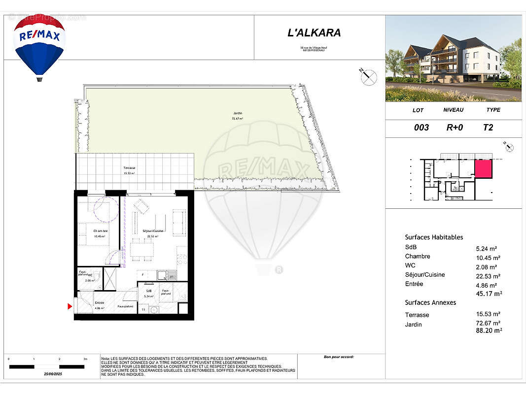 Appartement à ROSENAU
