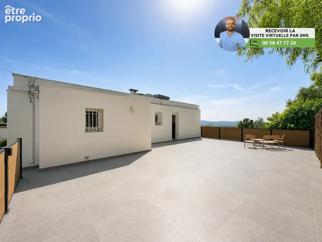 Appartement 4P haut de villa à vendre à Plascassier (06130) - photo 2