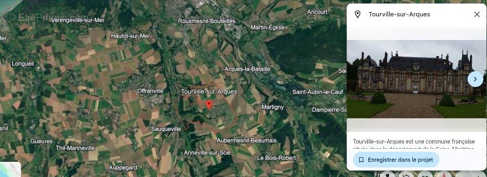 Terrain à TOURVILLE-SUR-ARQUES