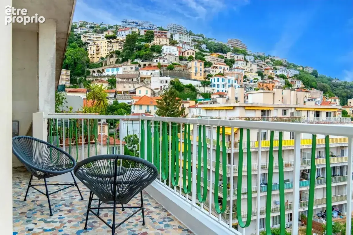 Bas du Parc Impérial / Piol – Dernier étage , 4 pièces rénové avec terrasses et vue mer - photo 15