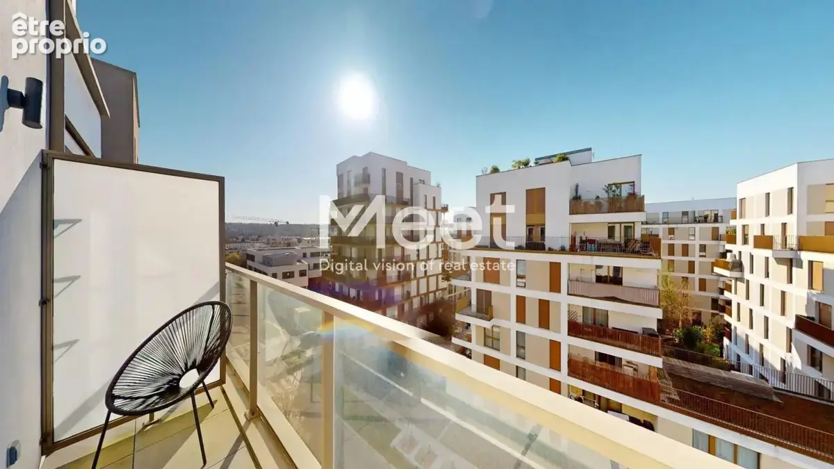 Studio - immeuble récent - balcon - vue dégagée - photo 5