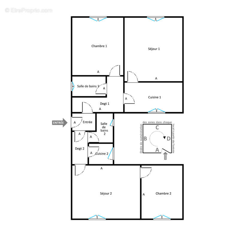 Appartement à PARIS-20E