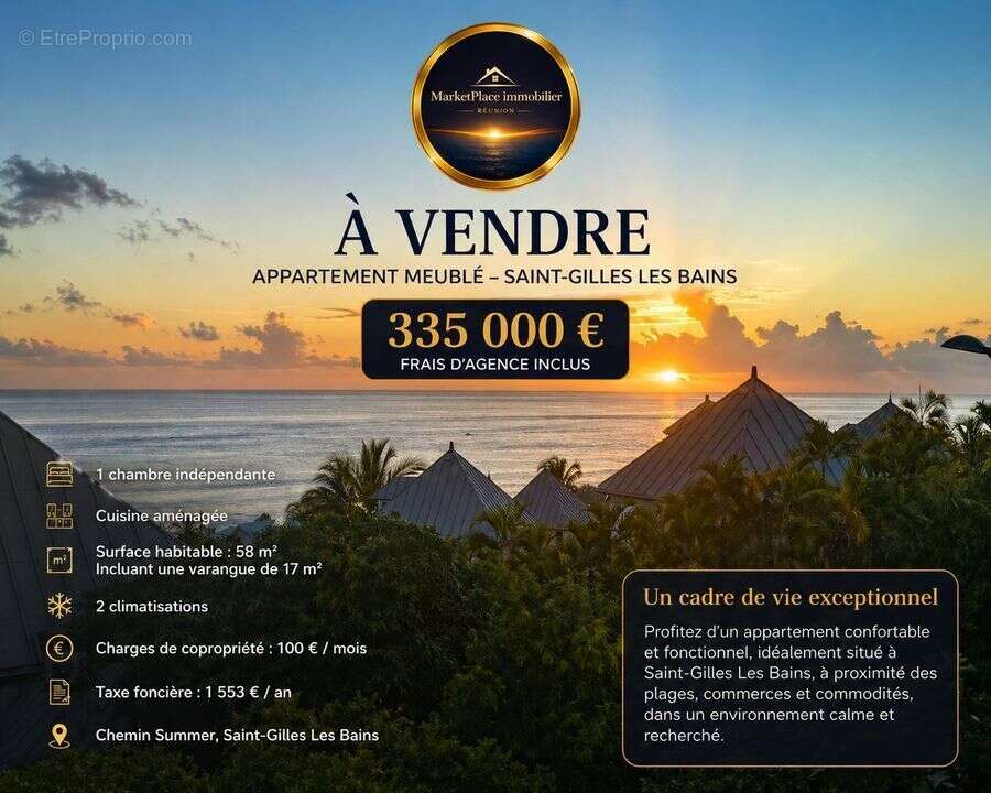Appartement à SAINT-PAUL