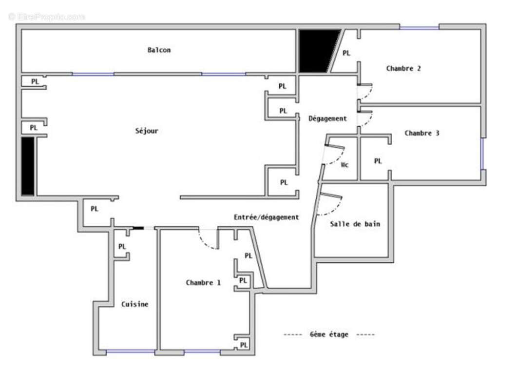 Appartement à PARIS-15E