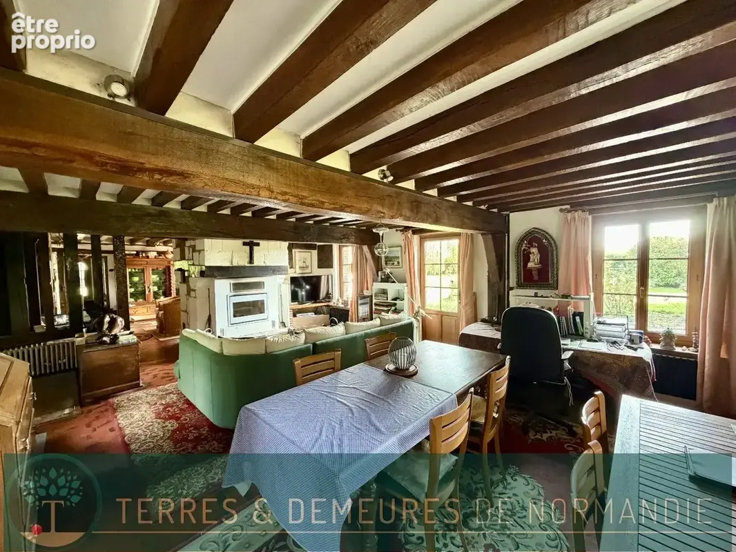 A vendre Charmant Prieuré avec Maison d'Amis édifié sur un terrain de plus de 3 900m² proche du BEC HELLOUIN (27800) - photo 5