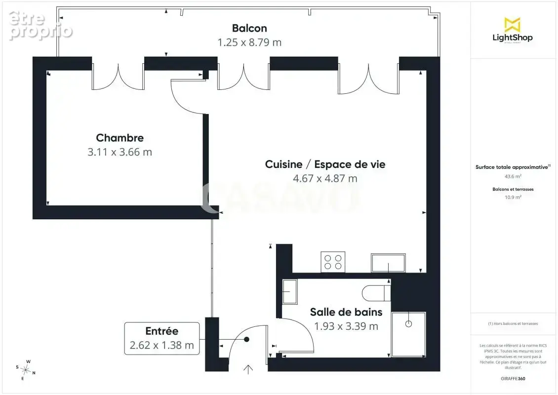 Vente Appartement 2 pièces de 45m² - 93100 Montreuil - photo 8