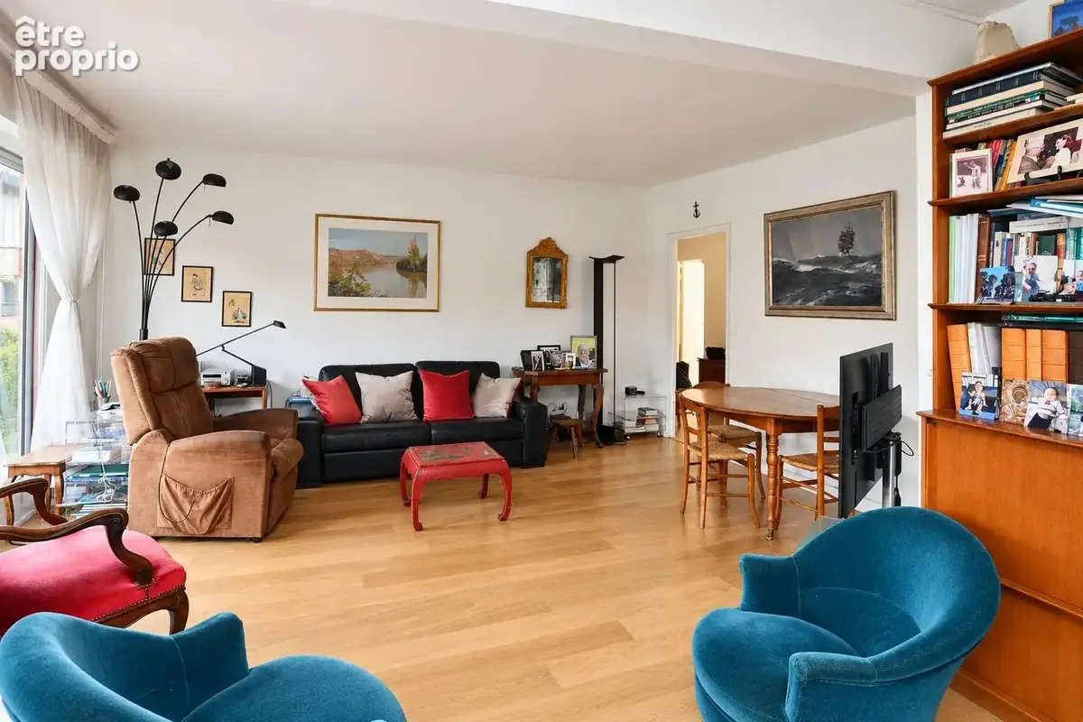 Bas de chatou 4 mn rer - appartement de  88 m² - 3 chambres - cave et parking - photo 6