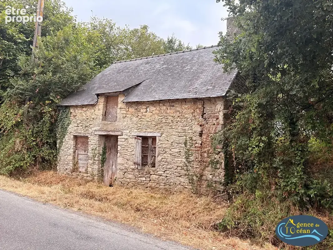Herbignac, terrain constructible avec maison en pierres a renover, 621 m², 4 kms des commerces, 9 kms des plages, - photo 3