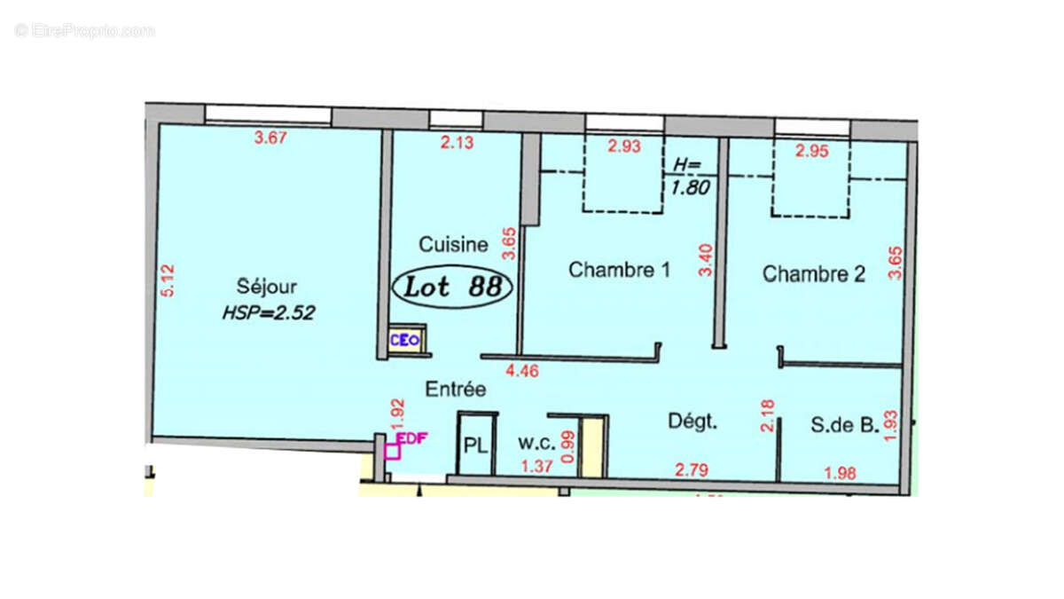 Appartement à DUGNY