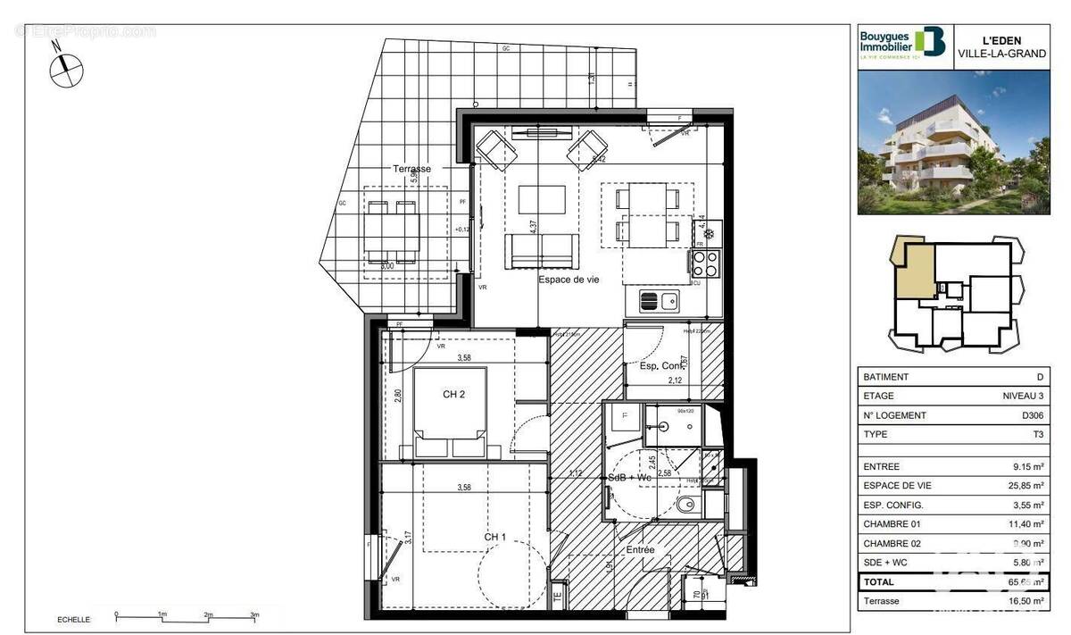 Photo 1 - Appartement à VILLE-LA-GRAND