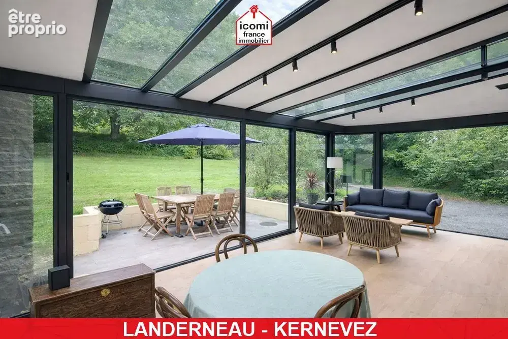 Finistere - landerneau (29800) - a vendre - propriete de 200m² - espace vie 100m² - 5 chambres - terrain 3000m² - coup de coeur  - photo 4