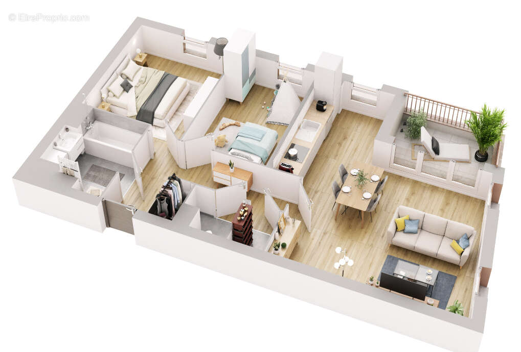 Appartement à HAUBOURDIN