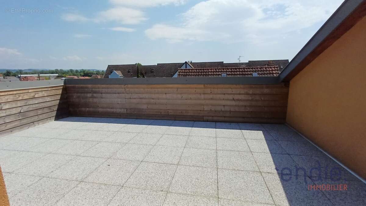 ROSENAU  Magnifique F2 de standing au dernier étage avec terrasse de 18,86 m² - photo 9