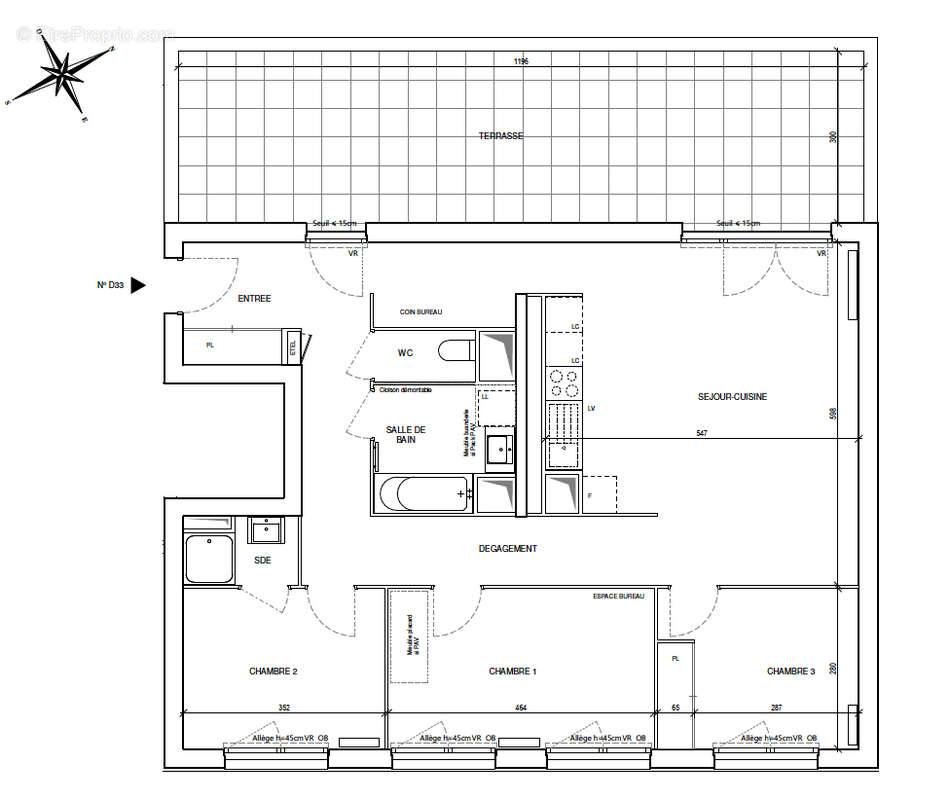 Appartement à TOULOUSE