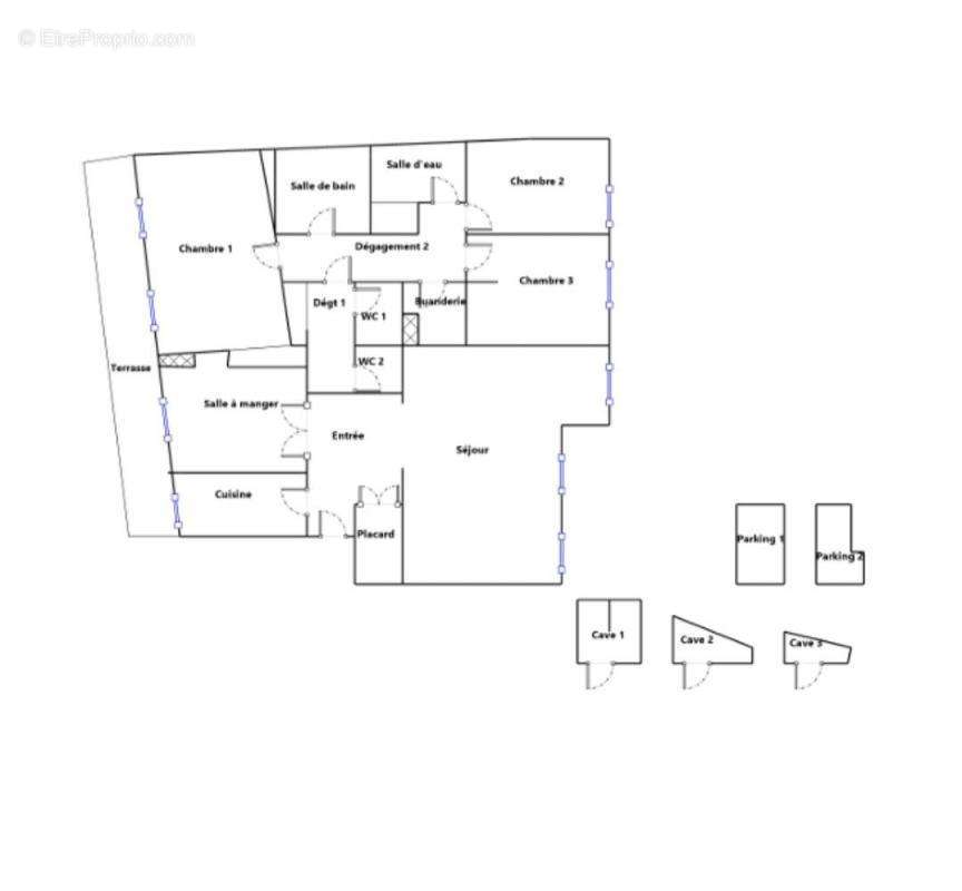 Appartement à VERSAILLES