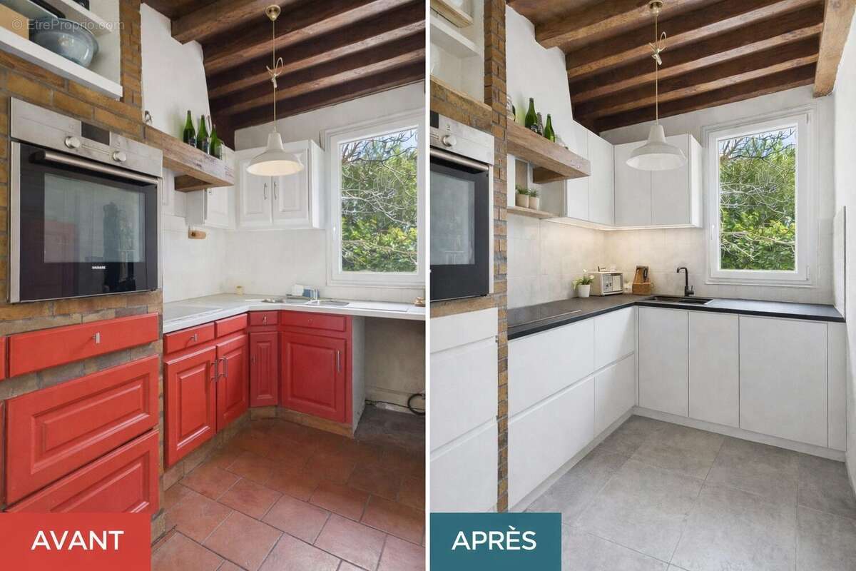 Avant/Après  - Maison à VILLEURBANNE