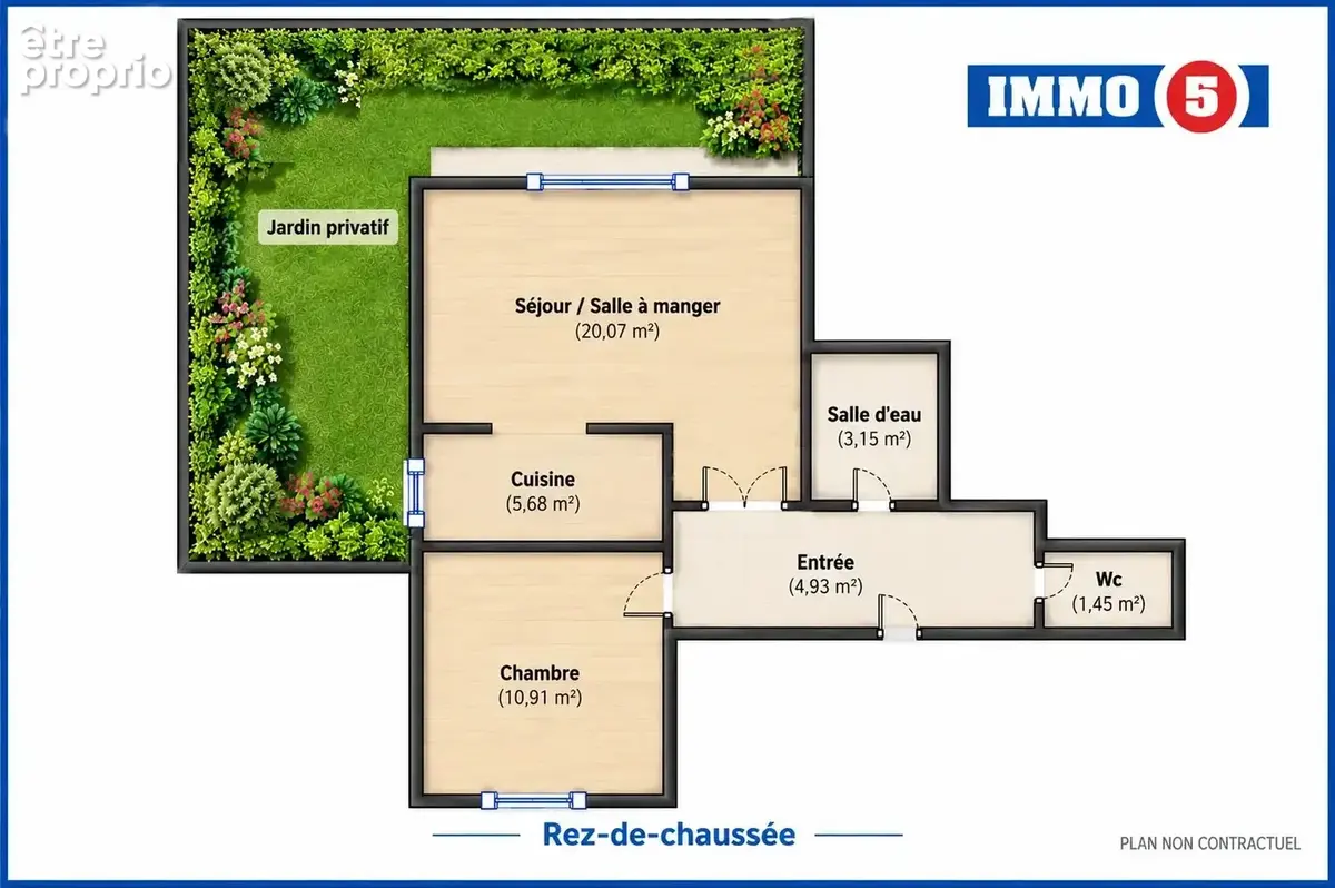  limite le raincy – beau f2 avec jardin privatif !  - photo 2