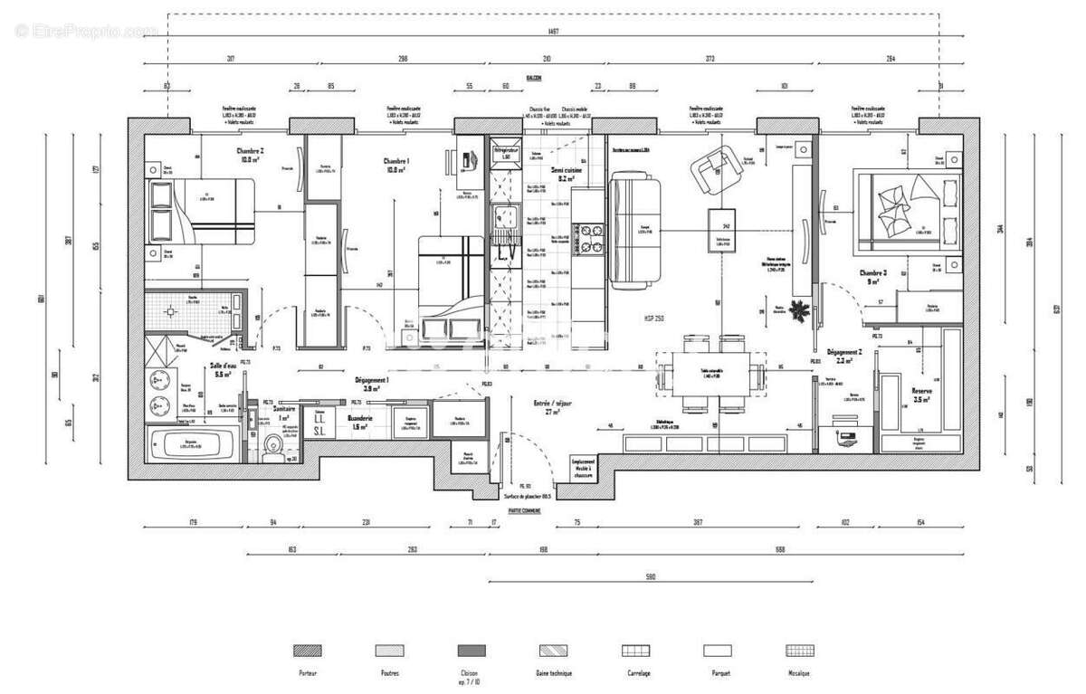 Appartement à COURBEVOIE