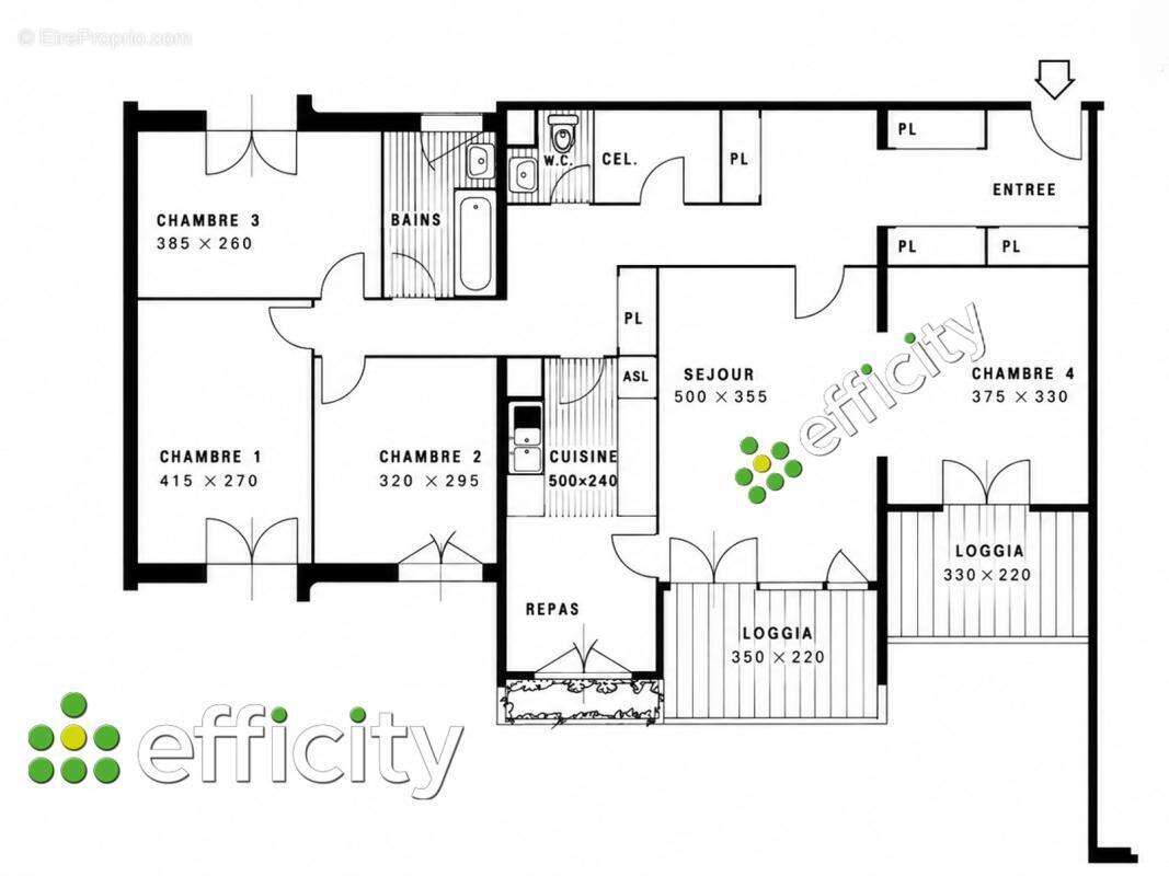 Appartement à LES PONTS-DE-CE