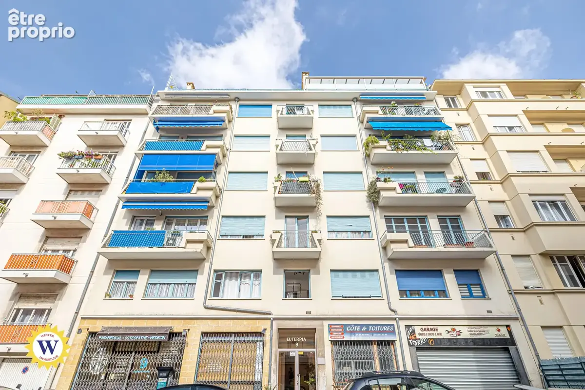 Nice Centre – Studio lumineux en étage élevé avec balcon et vue dégagée - photo 10