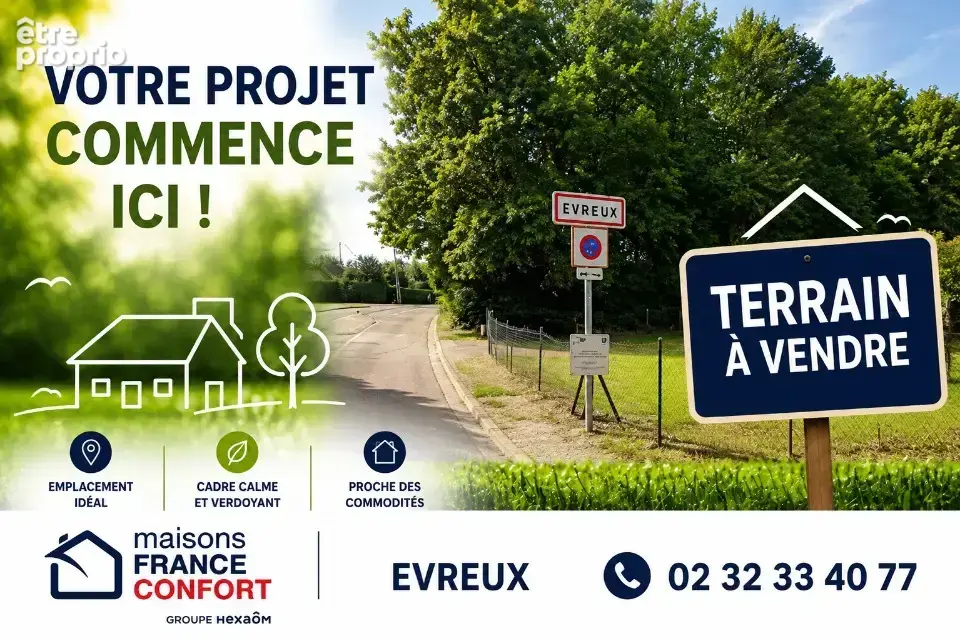 Terrain à EVREUX