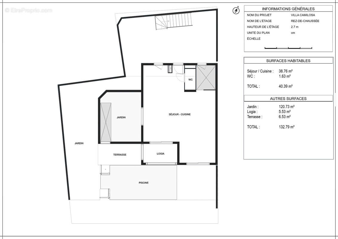 Menton garavan - appartement villa 93 m2 - piscine - jardin - parking - photo 15