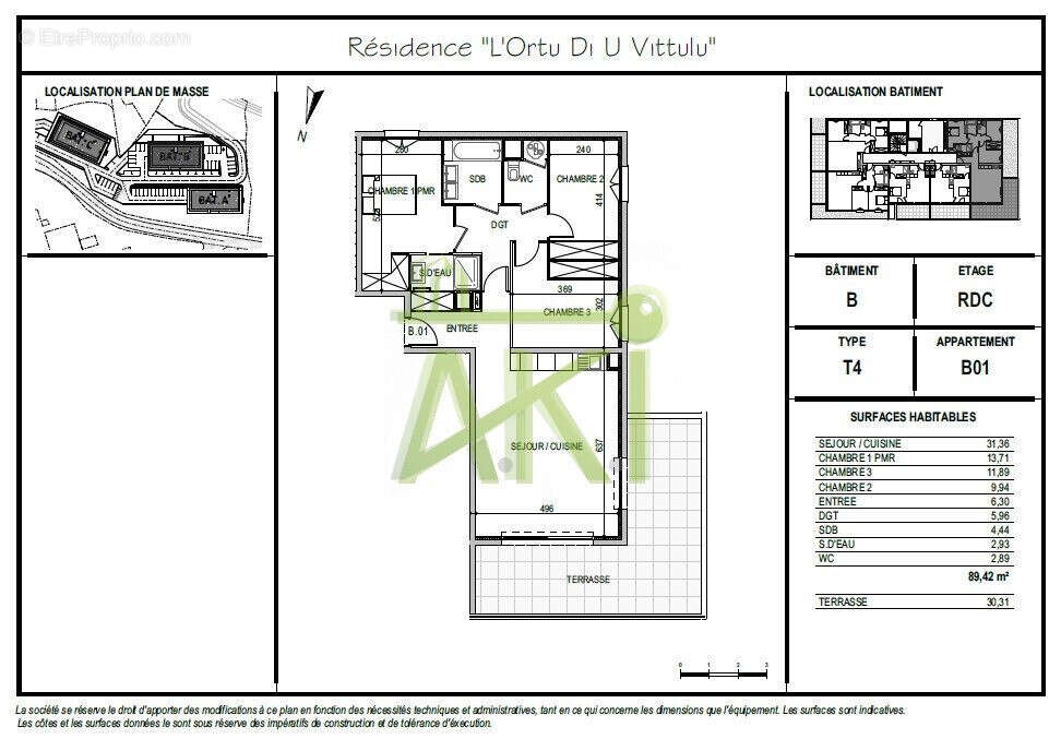 Appartement à AJACCIO