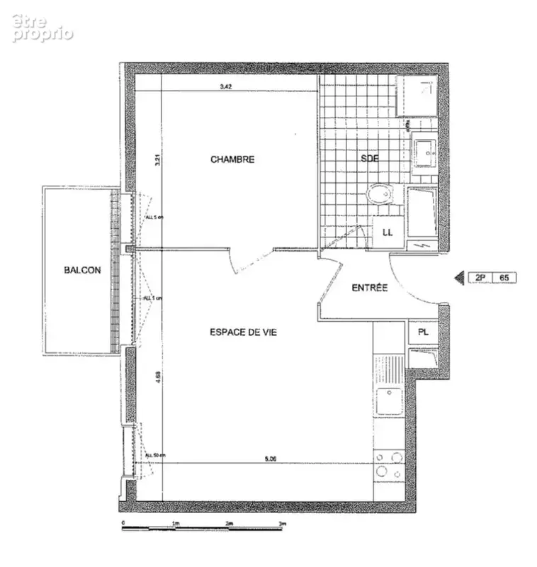 Appartement 42m² à évry-courcouronnes - photo 7