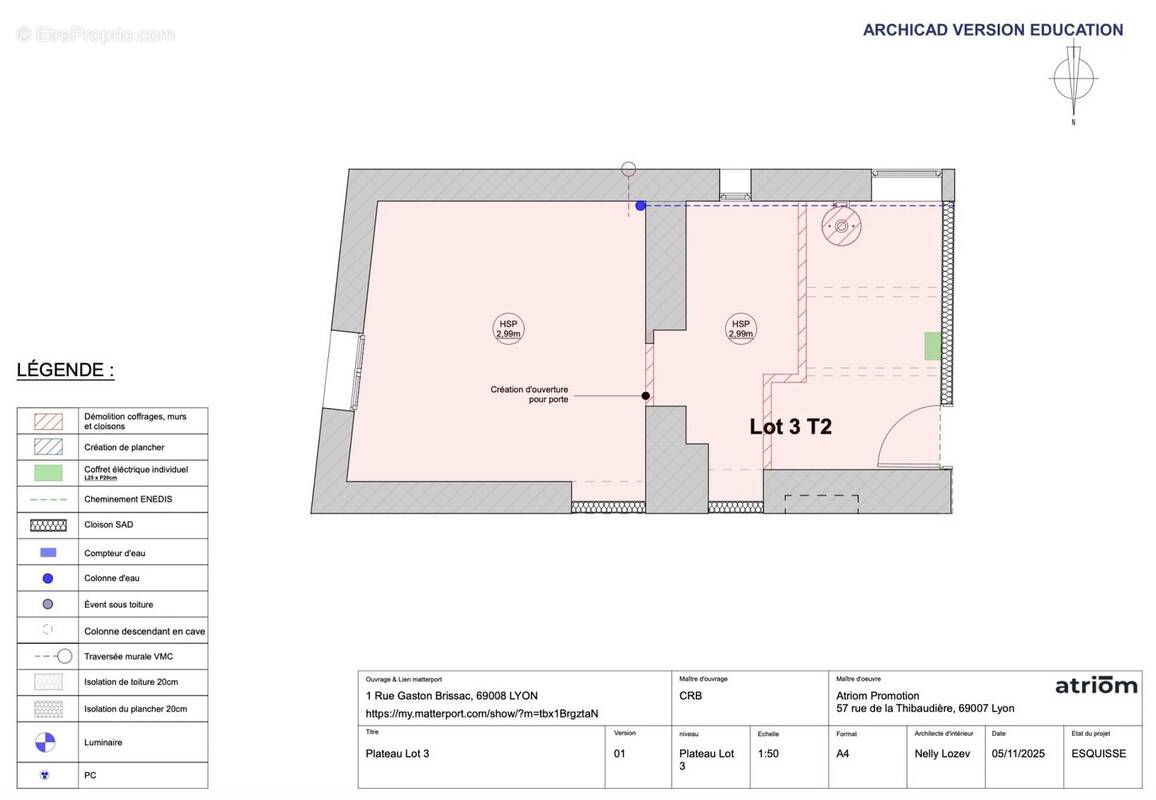 Appartement à LYON-8E