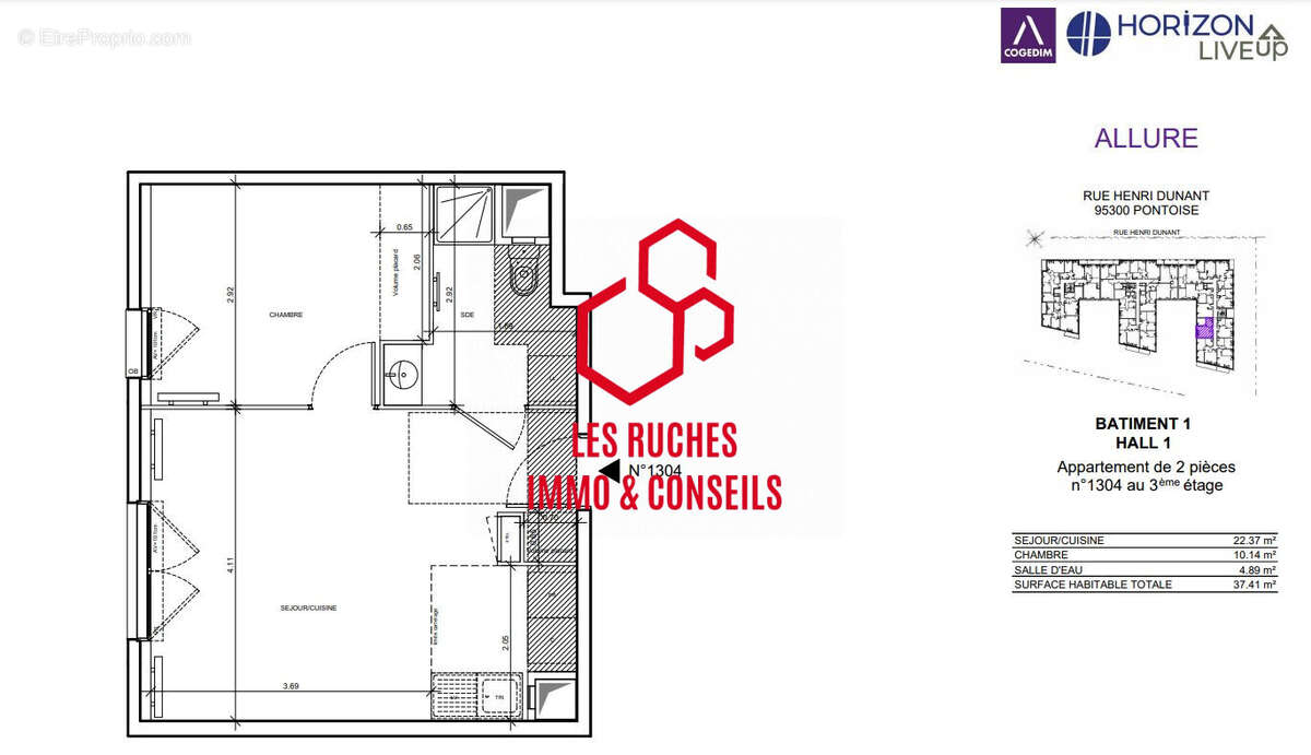 Appartement à PONTOISE