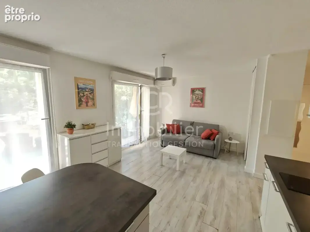 T1 27.33 m² rez-de-jardin sud parking piscine - photo 9