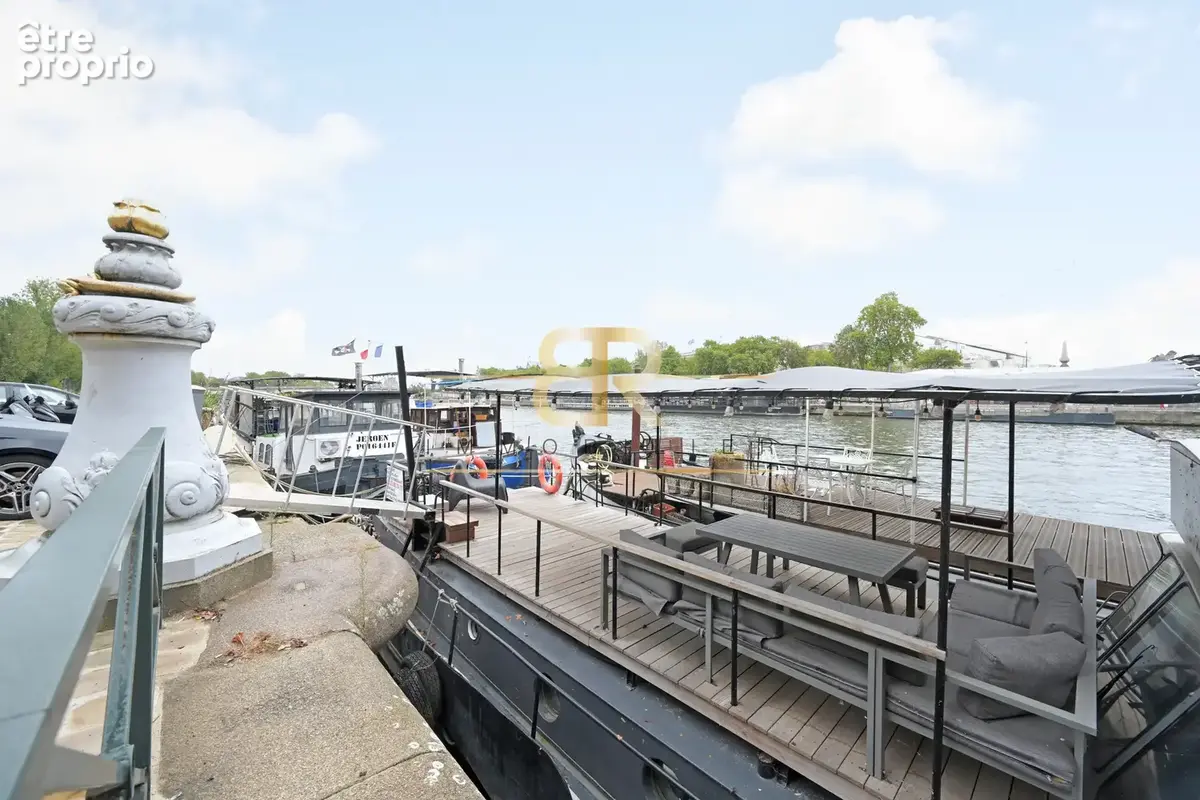 Exclusivité   péniche habitable d’environ 45 m2   paris 8e - photo 3