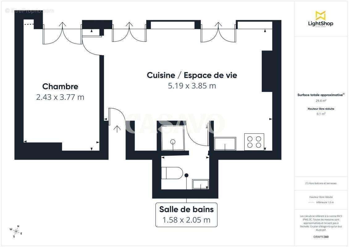 Appartement à PARIS-3E