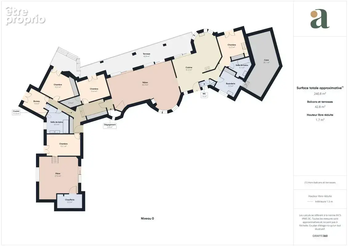 Maison d’architecte de 257 m² avec piscine et jardin arboré de 4 000 m² en vente à Ventabren (13122) - photo 25